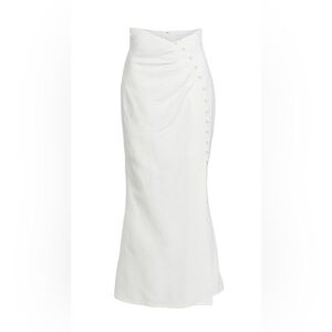 Significant Other X Free People White Linen Skirt